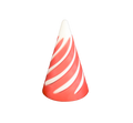 Red and white Fidget Cone