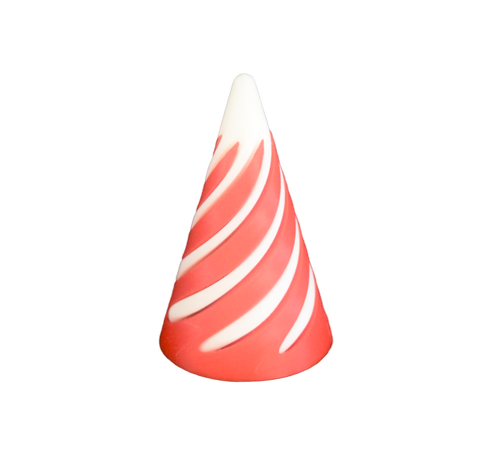 Red and white Fidget Cone
